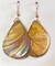 Pendant and Earrings Set of Amber large shells product 4